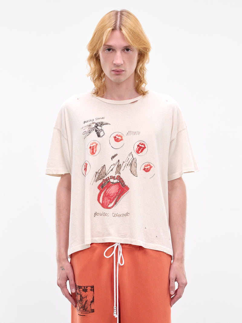 Paly x Rolling Stones Red Rocks Tee (2U004Q2021VWT-CREAM)