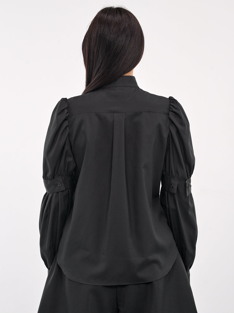 Deconstructed Tuxedo Shirt (3O-B007-BLACK)