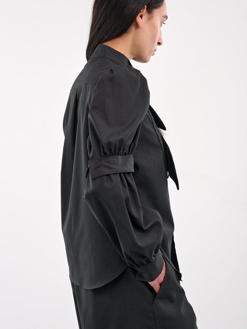 Deconstructed Tuxedo Shirt (3O-B007-BLACK)
