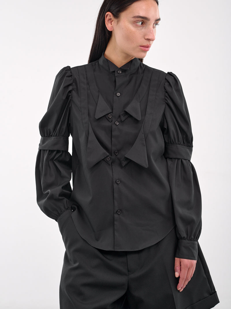 Deconstructed Tuxedo Shirt (3O-B007-BLACK)