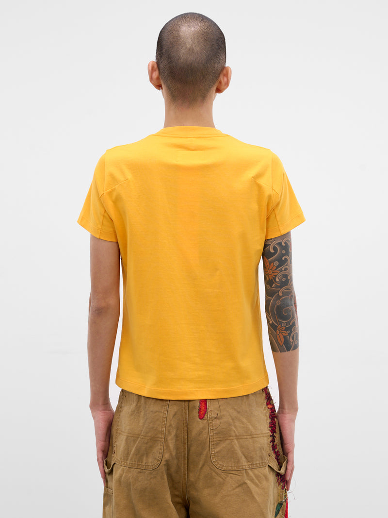 Yellow Food Logo Graphic Tee (30CS426-YELLOW)