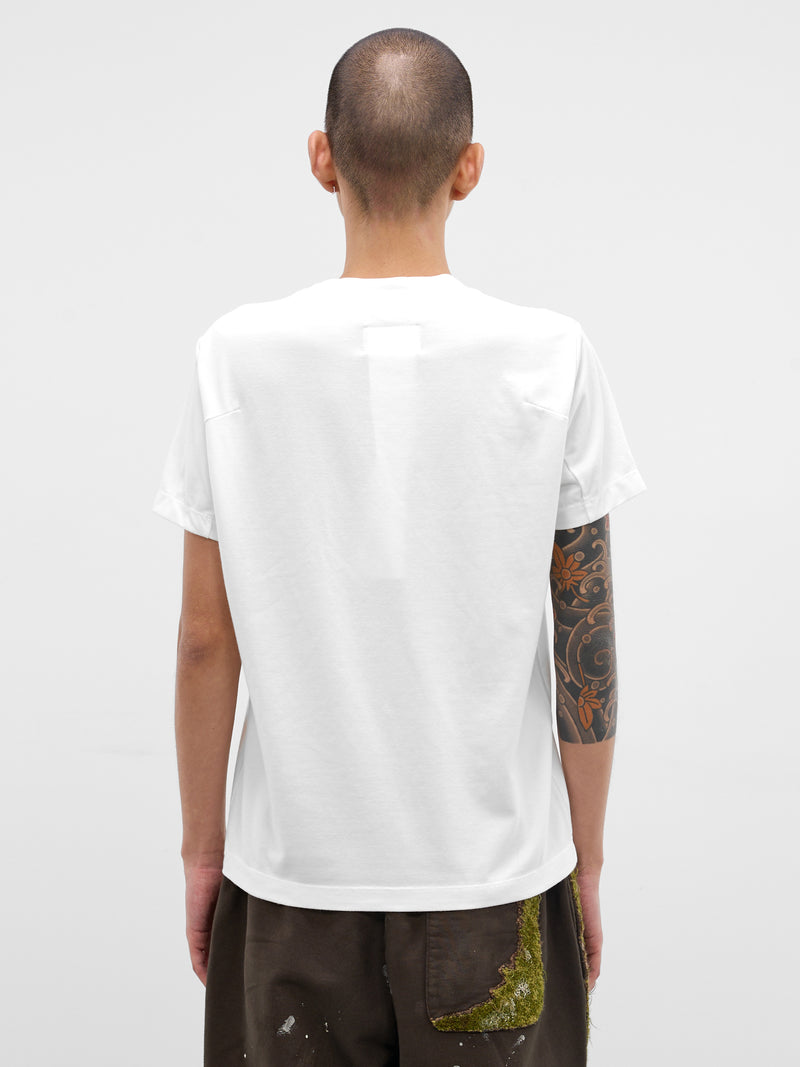 White Egg Crack Graphic Tee (33CS429-WHITE)
