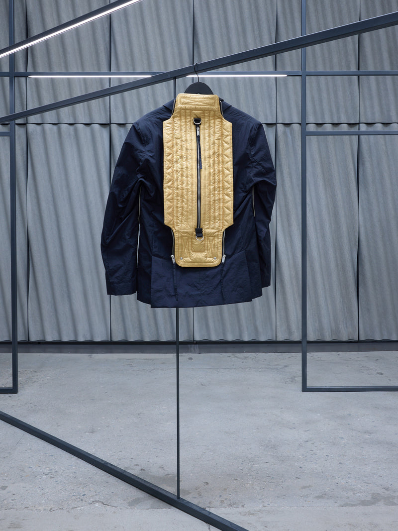 Black Packable Quilted Jacket (CG-CWOJKT47-BLACK)