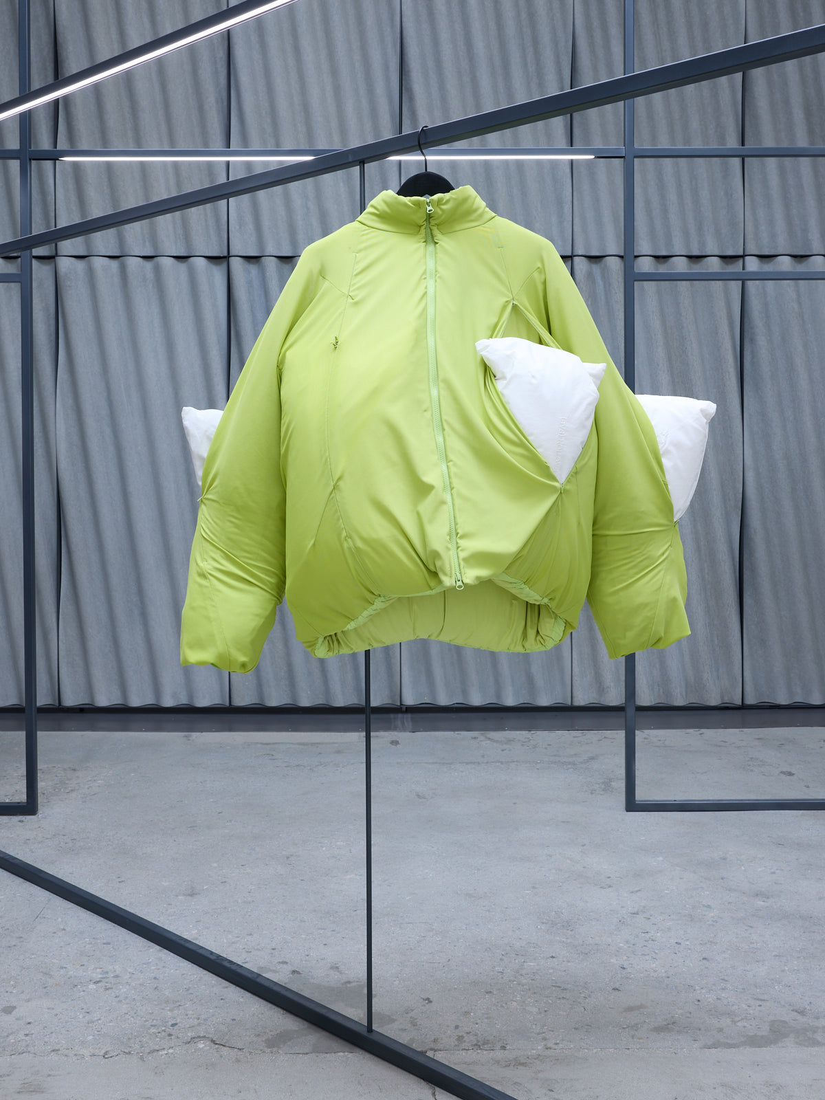 5.1 Left Down Jacket (ODLNG-NEON-GREEN)