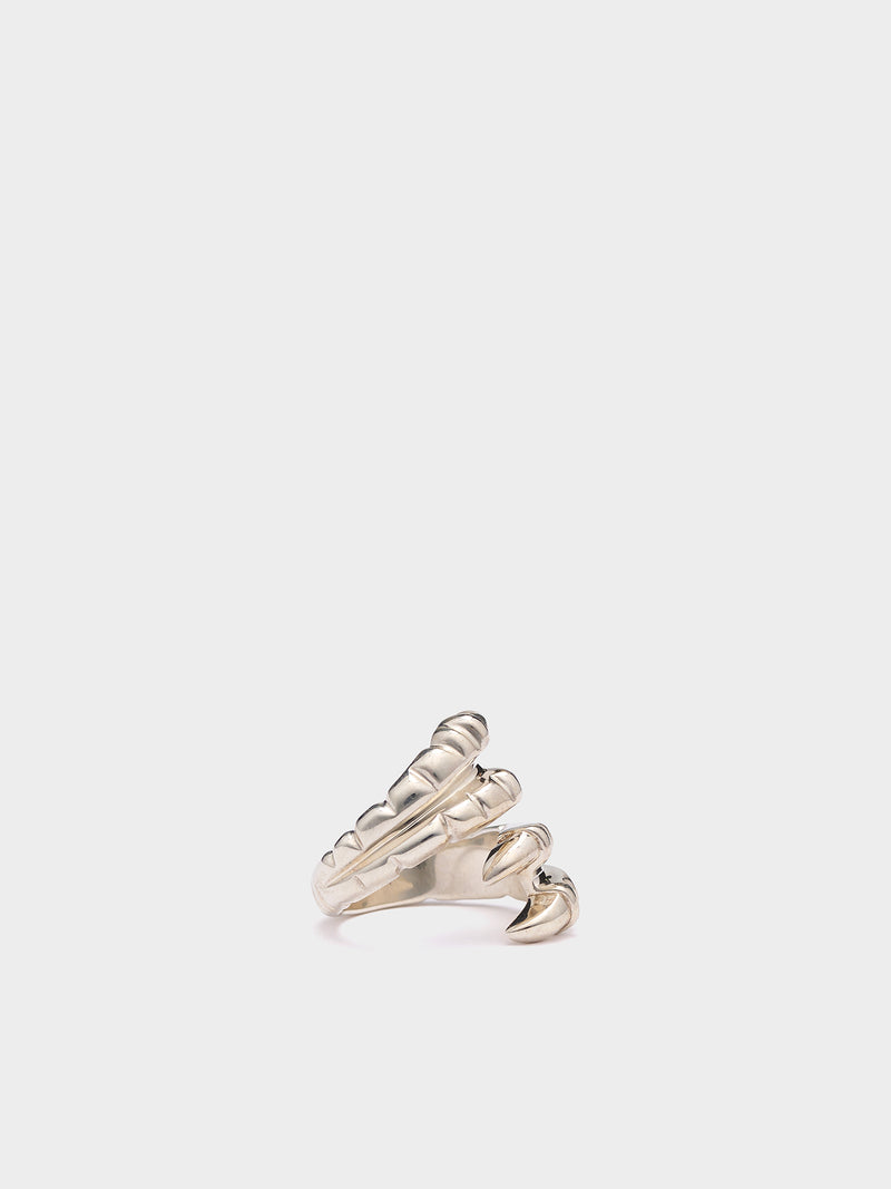 Double Claw Ring (CLAW-RING-DOUBLE-SILVER)