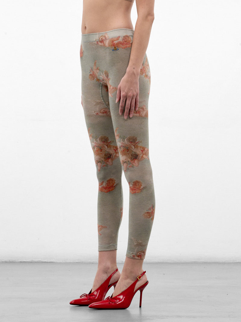 Cherub Print Leggings (3J010006-J00BG-PRIMAVERA-CHERU)