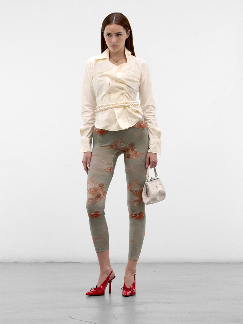 Cherub Print Leggings (3J010006-J00BG-PRIMAVERA-CHERU)