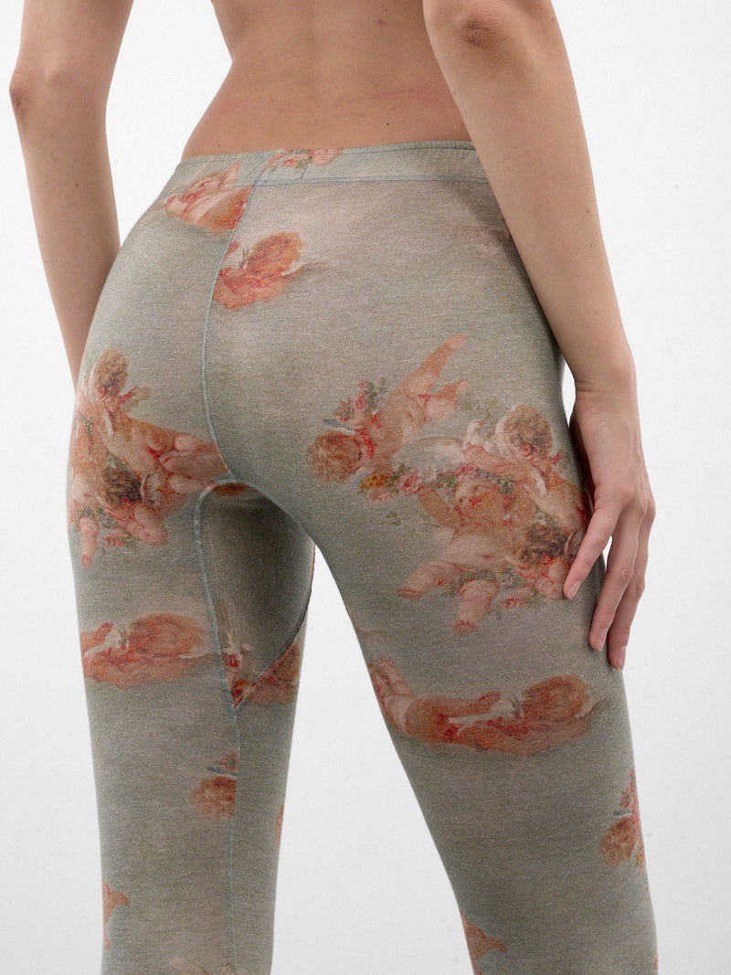Cherub Print Leggings (3J010006-J00BG-PRIMAVERA-CHERU)