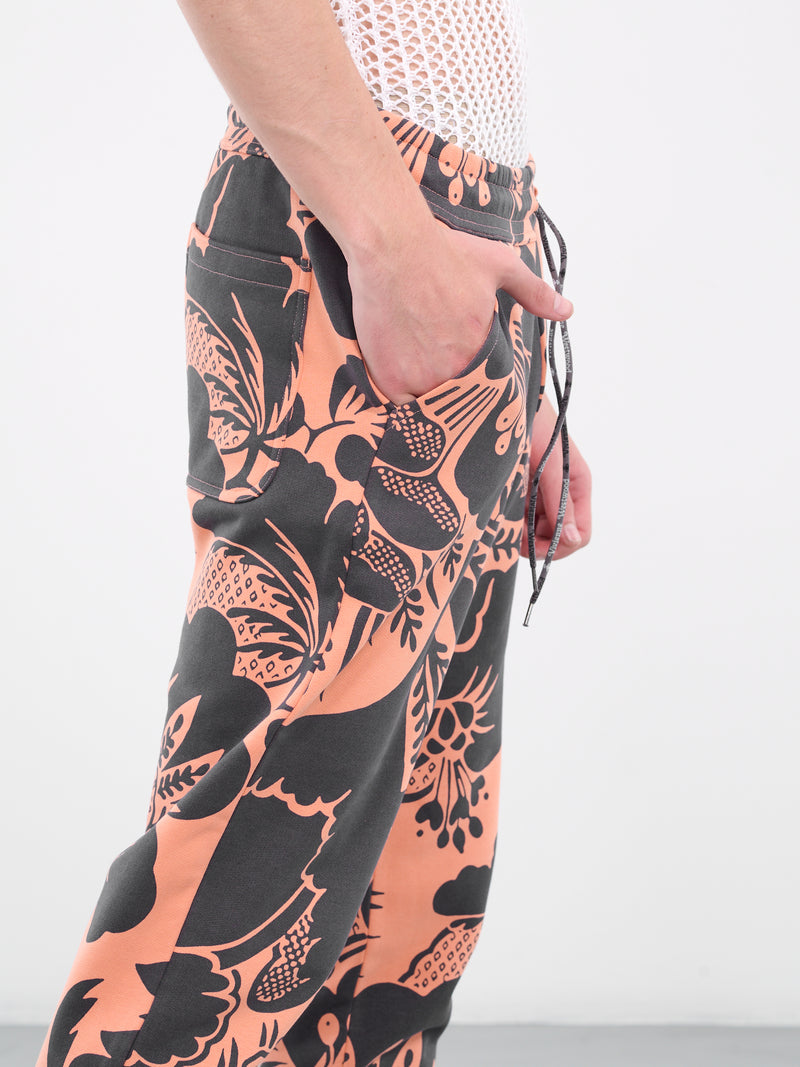 Hawaiian Sweat Pants (3J010008-J0032-MANDARIN-GREY-F)