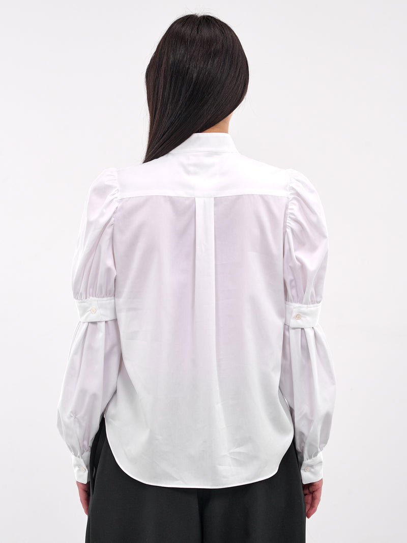 Deconstructed Tuxedo Shirt (3O-B007-WHITE)