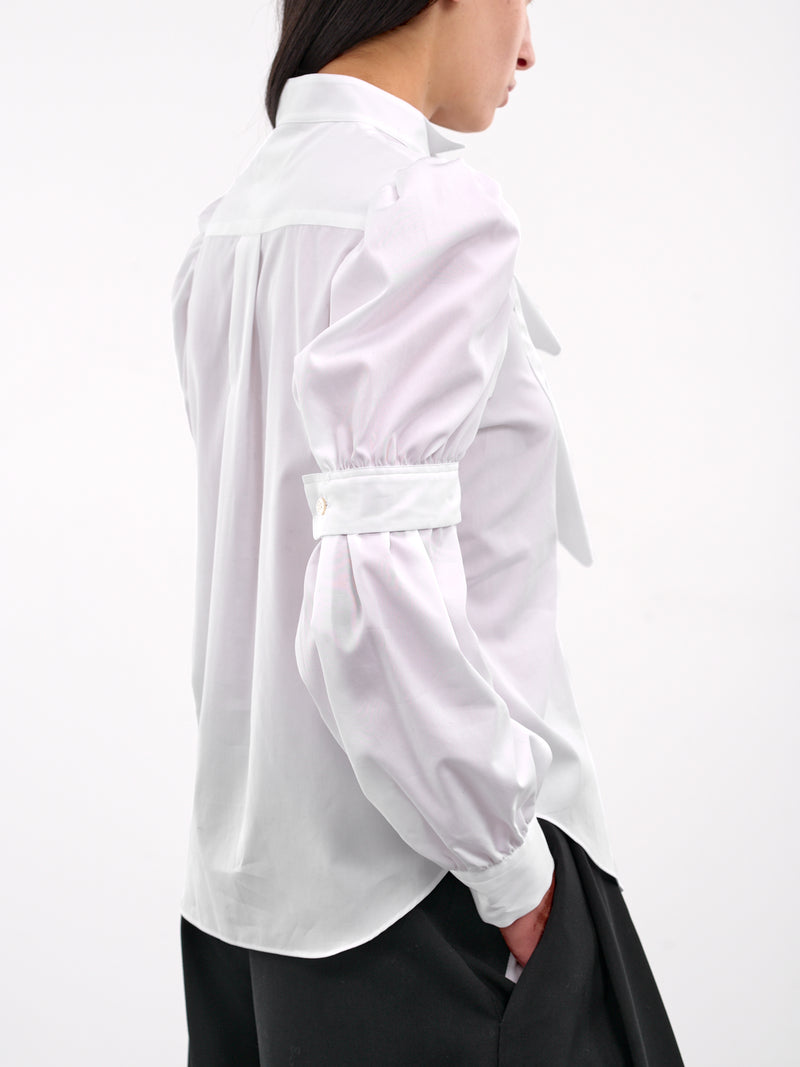 Deconstructed Tuxedo Shirt (3O-B007-WHITE)