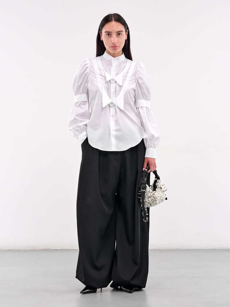 Deconstructed Tuxedo Shirt (3O-B007-WHITE)