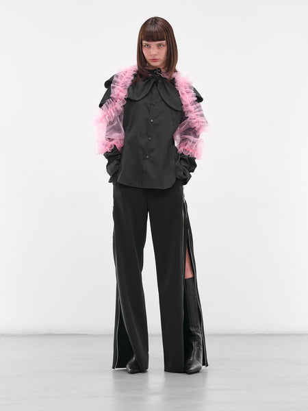 Treat Ürself sheer tops (pink×black) Treat Ürself sheer tops (pink