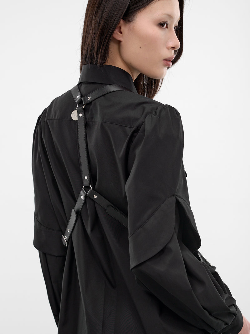 Black 3D Star Harness Vest (3Q-V001-S26-BLACK)