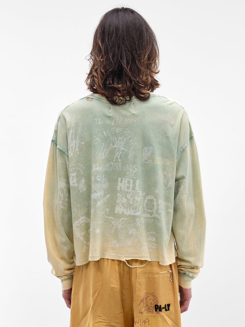 Bathlehelm Inn Long Sleeve Tee (3U005Q1010LGN-LIGHT-GREEN)