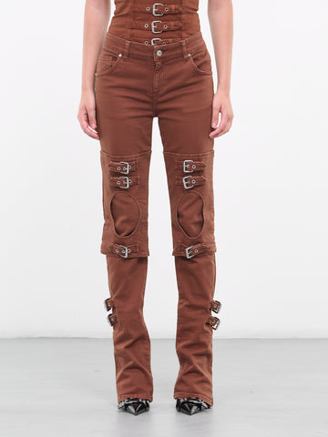 【NONCODE】Maris Back Button Strap Pants 4031A-N0557-CA65123360_large.