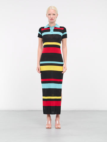 レディースウェア Sleeve Polo Dress U.S. POLO ASSN. (3008 Solid Polo Dress - Banded Cuffs