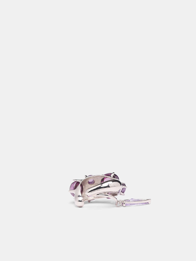 Silver Gothika Blown Charm Ear Cuffs (GORHIKA-BLOWN-CHARM-RHODIUM)