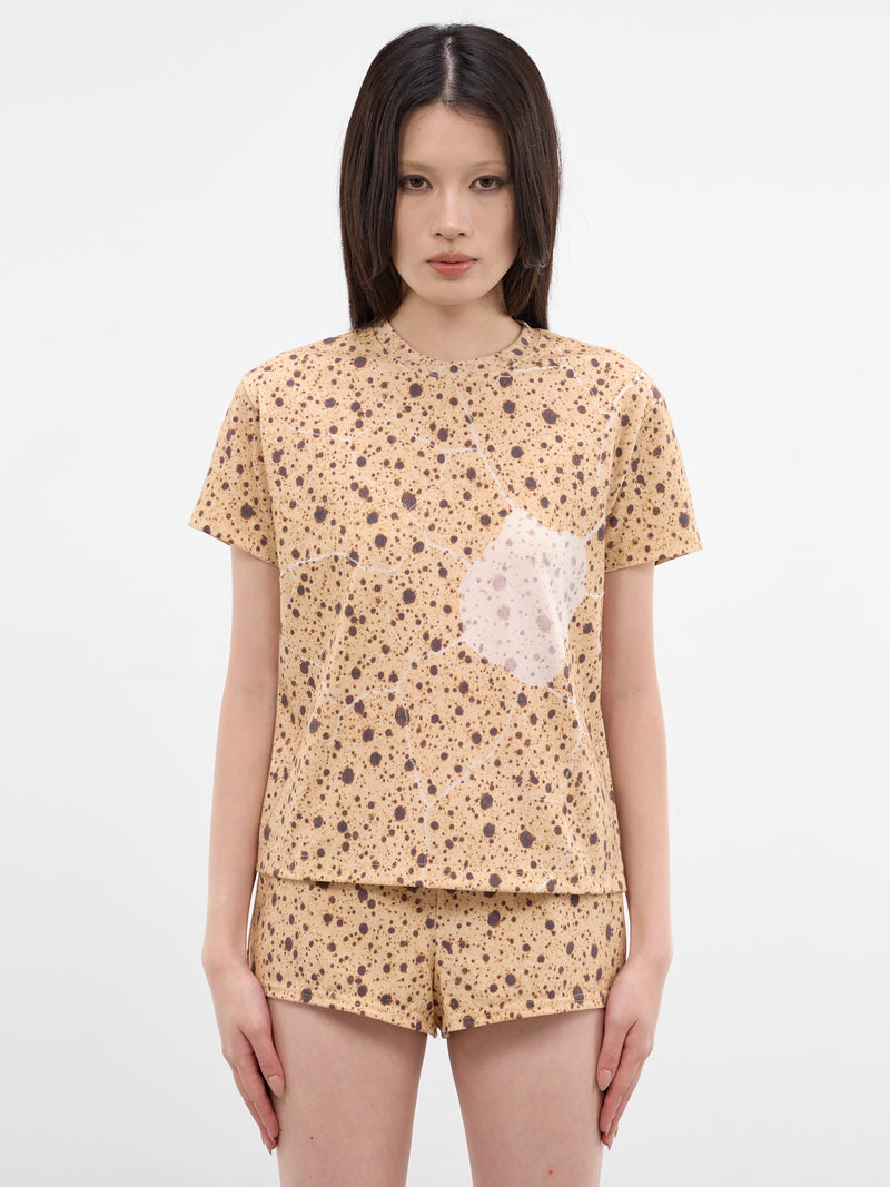 Cracked Quali Egg Print Tee (43CS437-QUAIL)