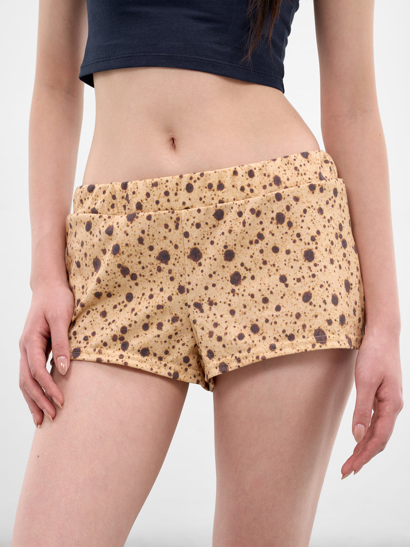 DOUBLET Quail Egg Print Mini Shorts | H.Lorenzo - detail 1