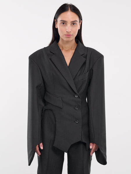 ジャケット・アウター EGONLAB FITTED DOUBLE BREASTED JACKET FITTED DOUBLE BREASTED JACKET – EGONLAB