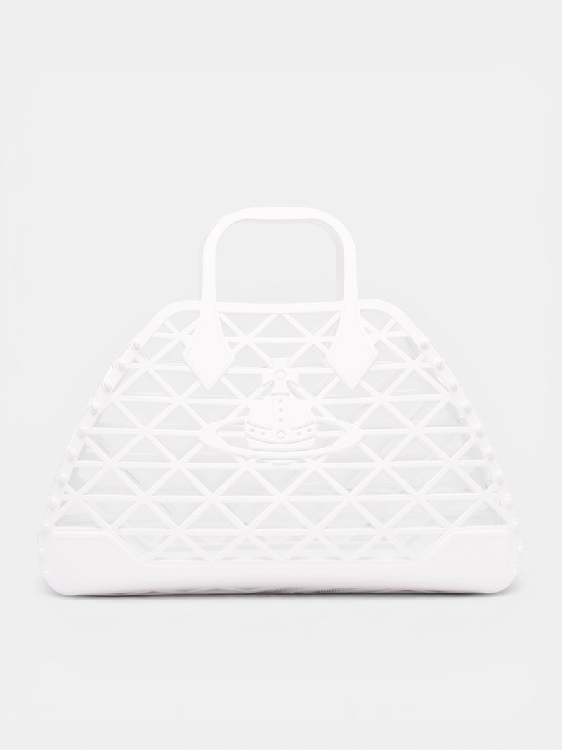 White Diamond Cut-Out X-Ray Bag (47020011W-S002G-WHITE)