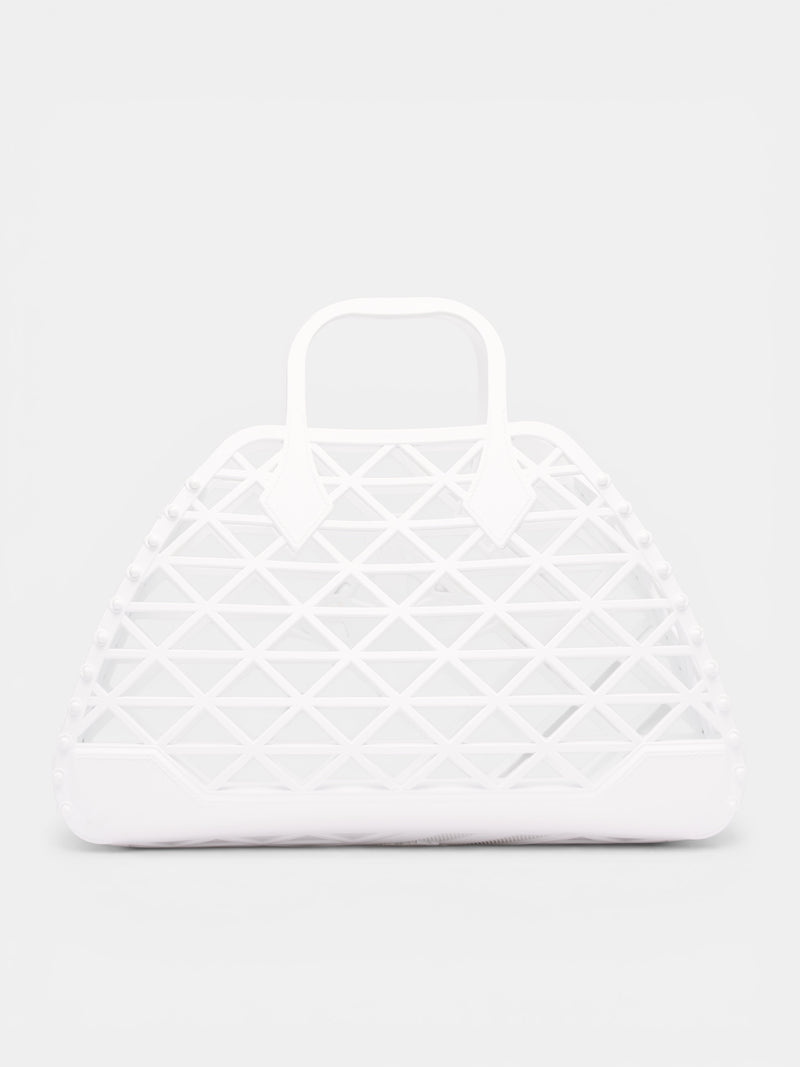 White Diamond Cut-Out X-Ray Bag (47020011W-S002G-WHITE)