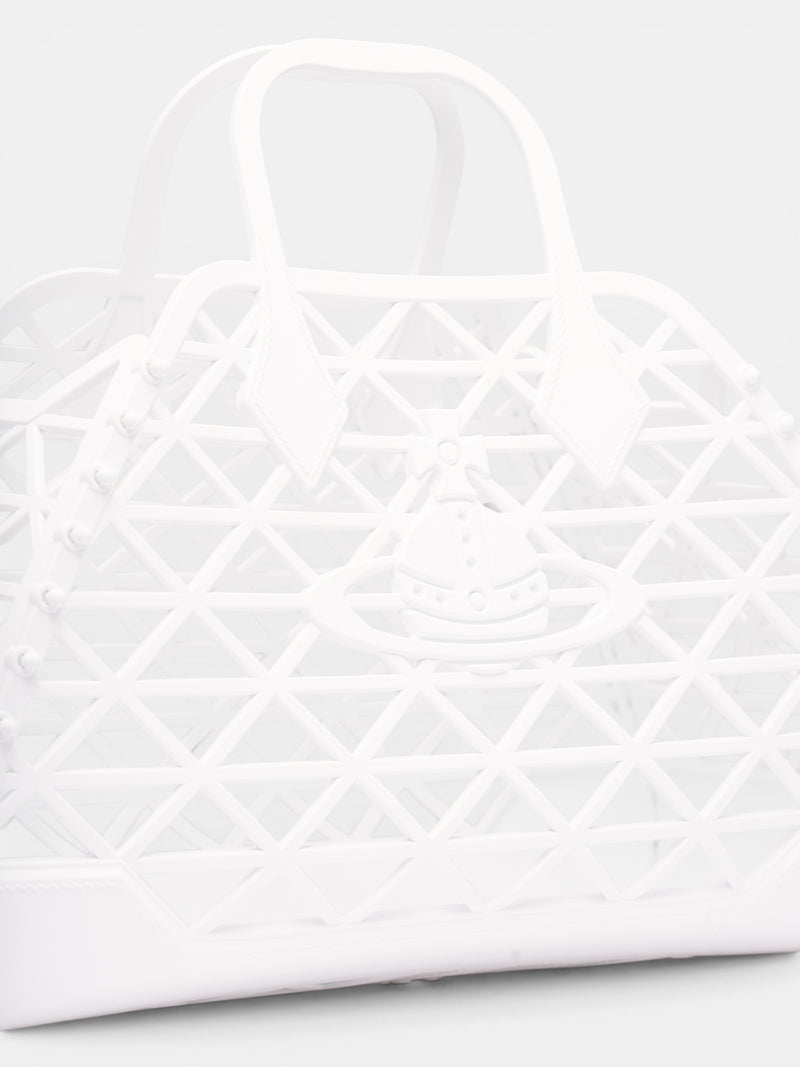 White Diamond Cut-Out X-Ray Bag (47020011W-S002G-WHITE)