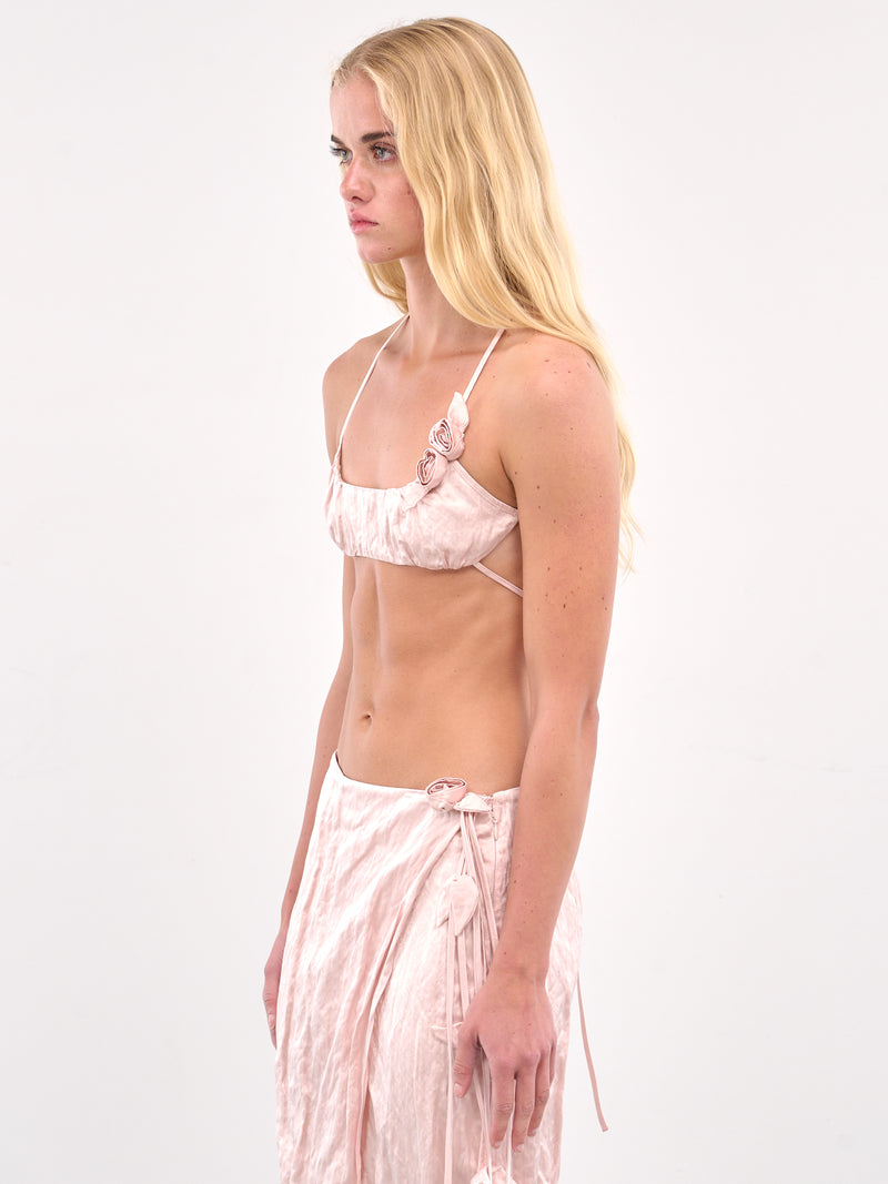 Rose Halterneck Bra (4C134A-N0115-POWDER-PINK)