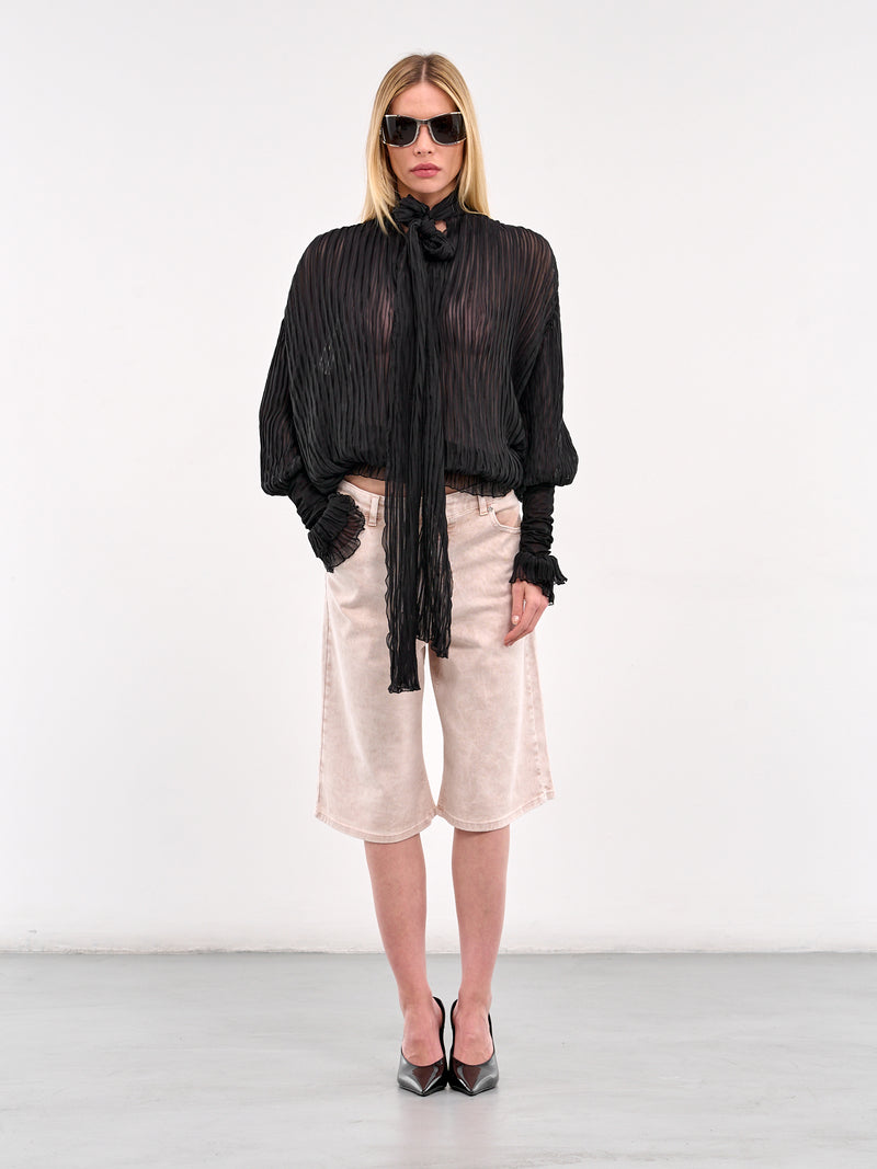 Denim Bermuda Shorts (4J104A-N0143-WIND-ROSE)