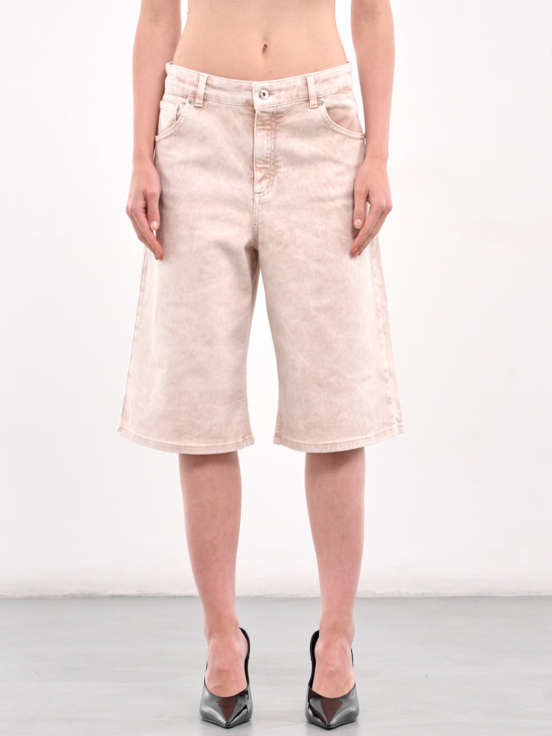 Denim Bermuda Shorts (4J104A-N0143-WIND-ROSE)