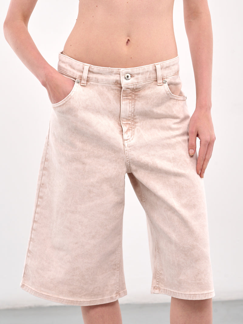Denim Bermuda Shorts (4J104A-N0143-WIND-ROSE)