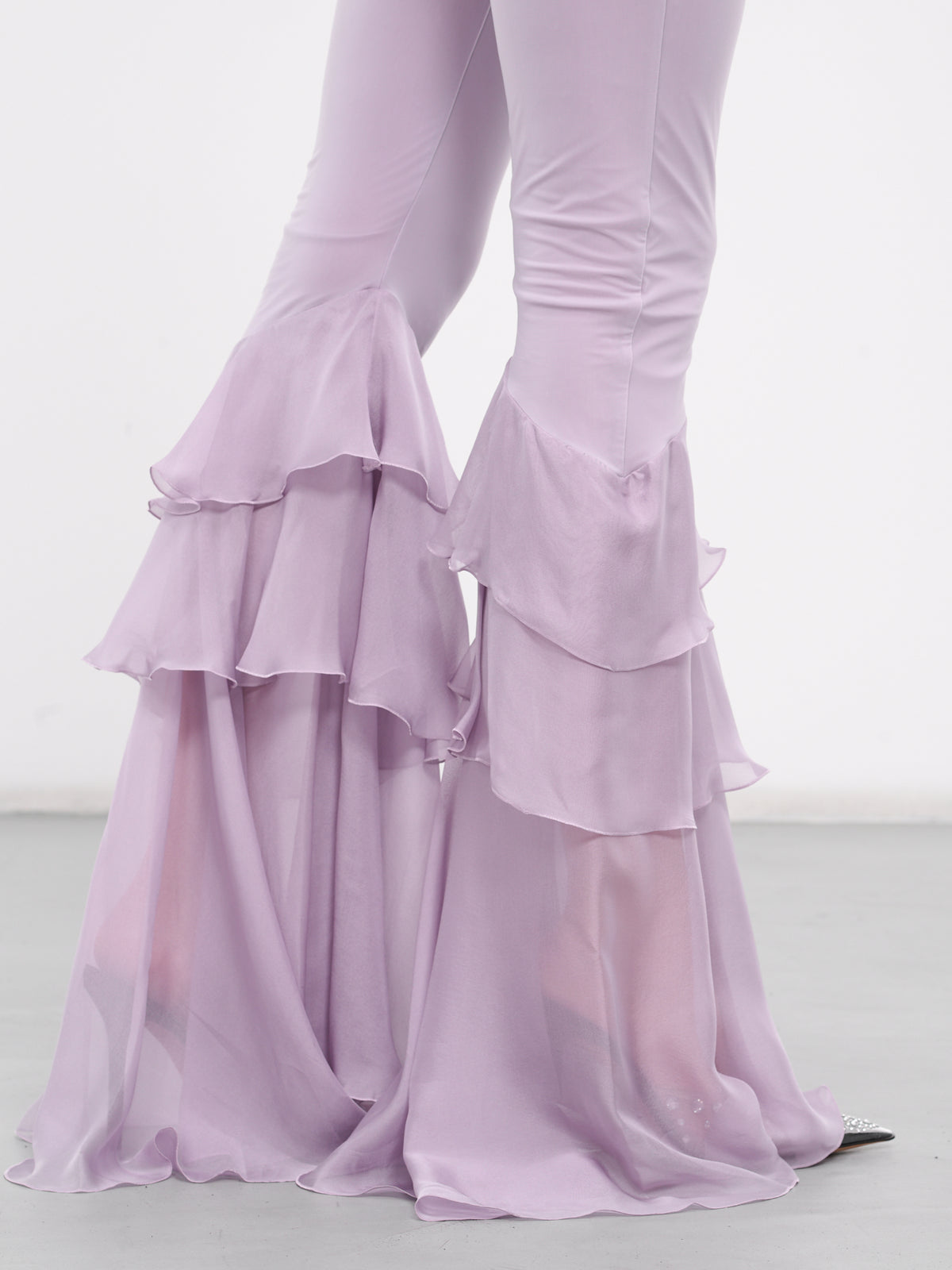 Chiffon Ruffle Pants (4P039A-N0710-LAVENDER)