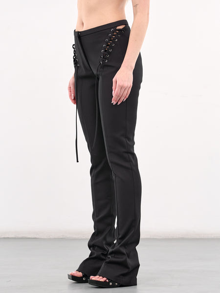パンツ Blumarine PANTS (2P185A N0990) pantaloni_in_georgette_effetto