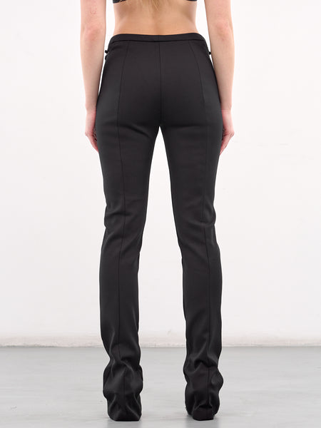 パンツ Blumarine PANTS (2P185A N0990) Compact Cotton Pants (4P088A-N0990-BLACK)
