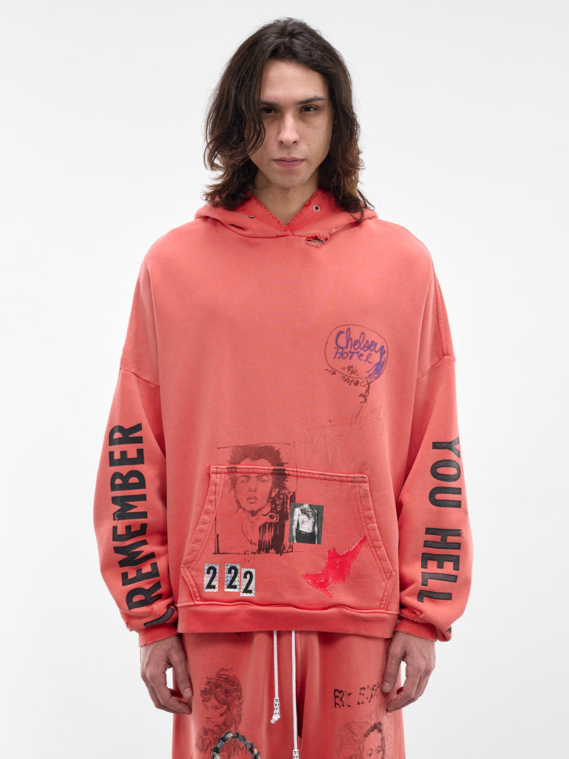 Red CHELSEay Hotel Hoodie (4U001Q1010-RED)