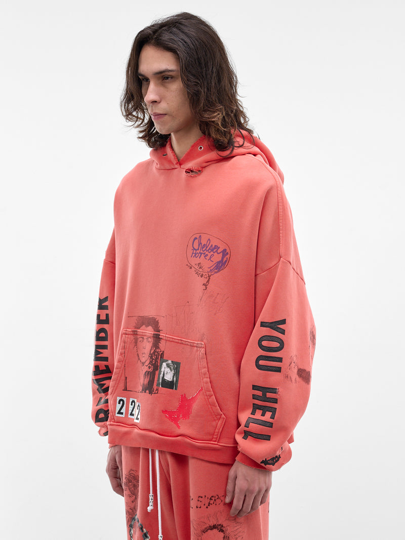 Red CHELSEay Hotel Hoodie (4U001Q1010-RED)
