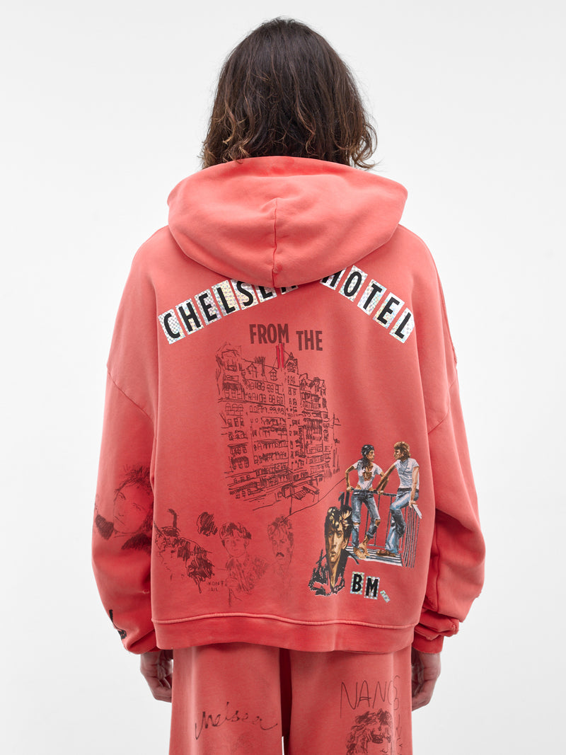 Red CHELSEay Hotel Hoodie (4U001Q1010-RED)