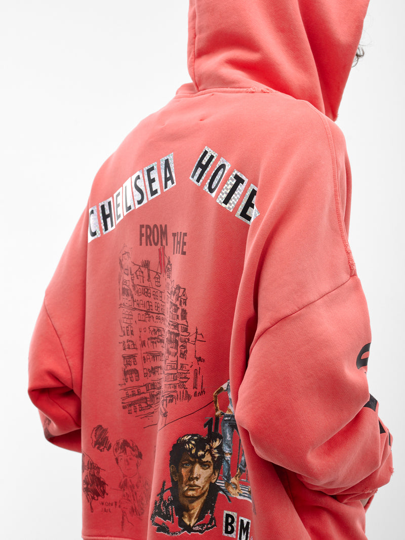 Red CHELSEay Hotel Hoodie (4U001Q1010-RED)