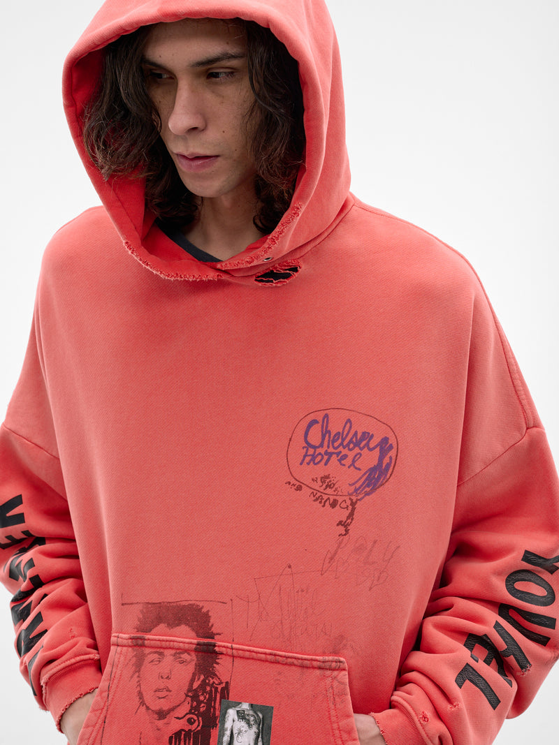 Red CHELSEay Hotel Hoodie (4U001Q1010-RED)