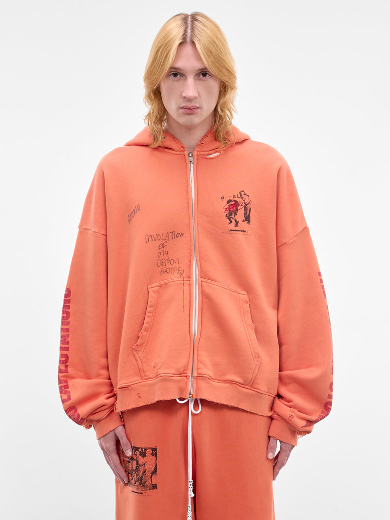 Paly x Rolling Stones No Expectations Hoodie (4U001Q2021-ORANGE)