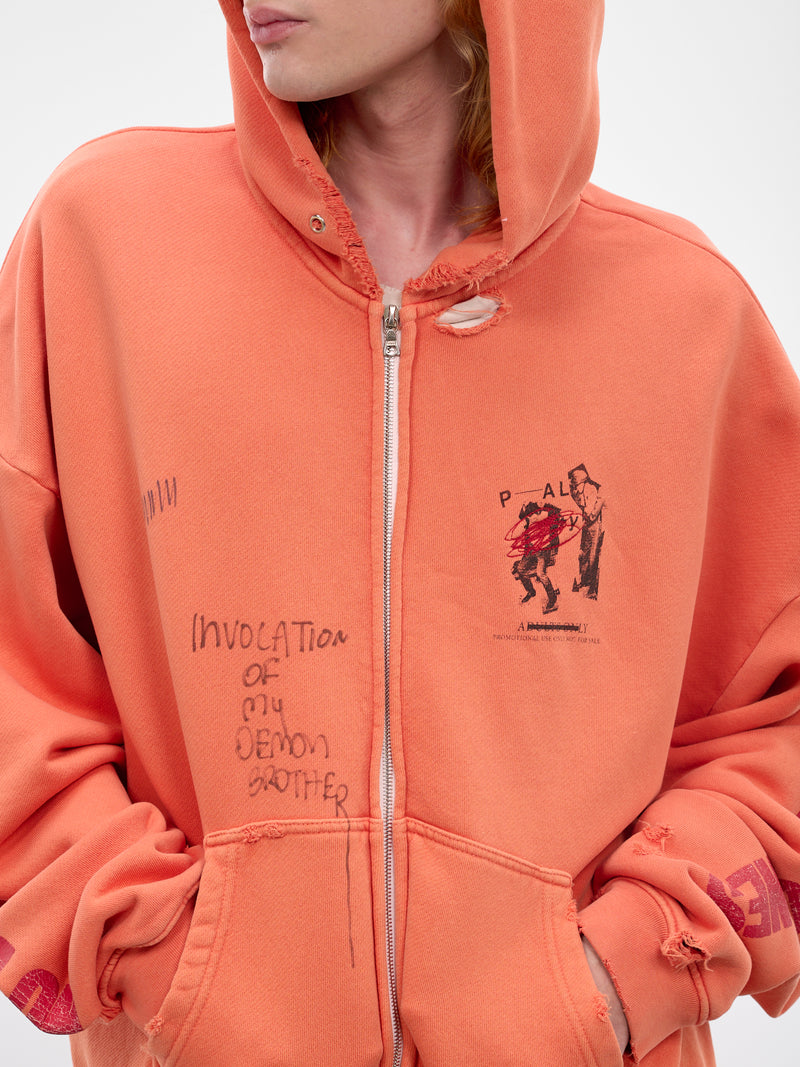 Paly x Rolling Stones No Expectations Hoodie (4U001Q2021-ORANGE)