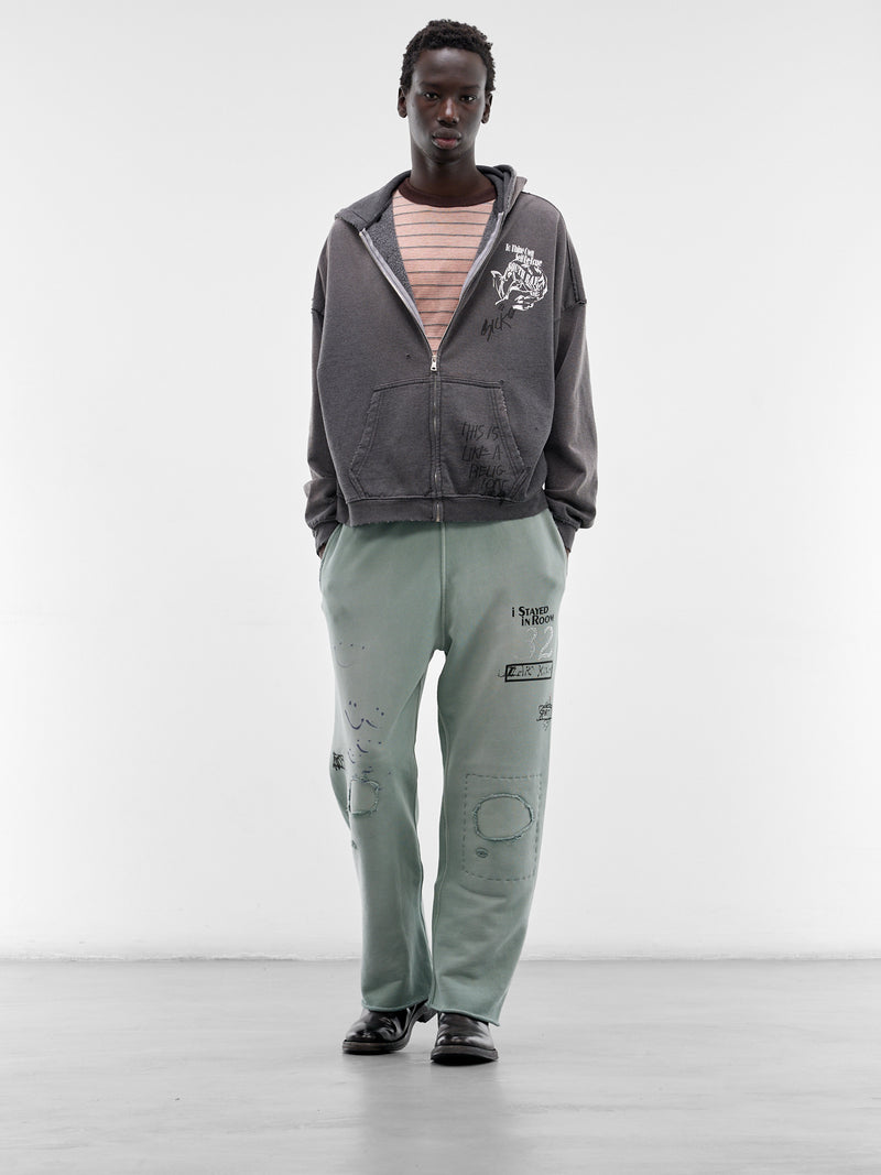 Carrying The Message Zip Hoodie (4U003Q1010-BLACK)