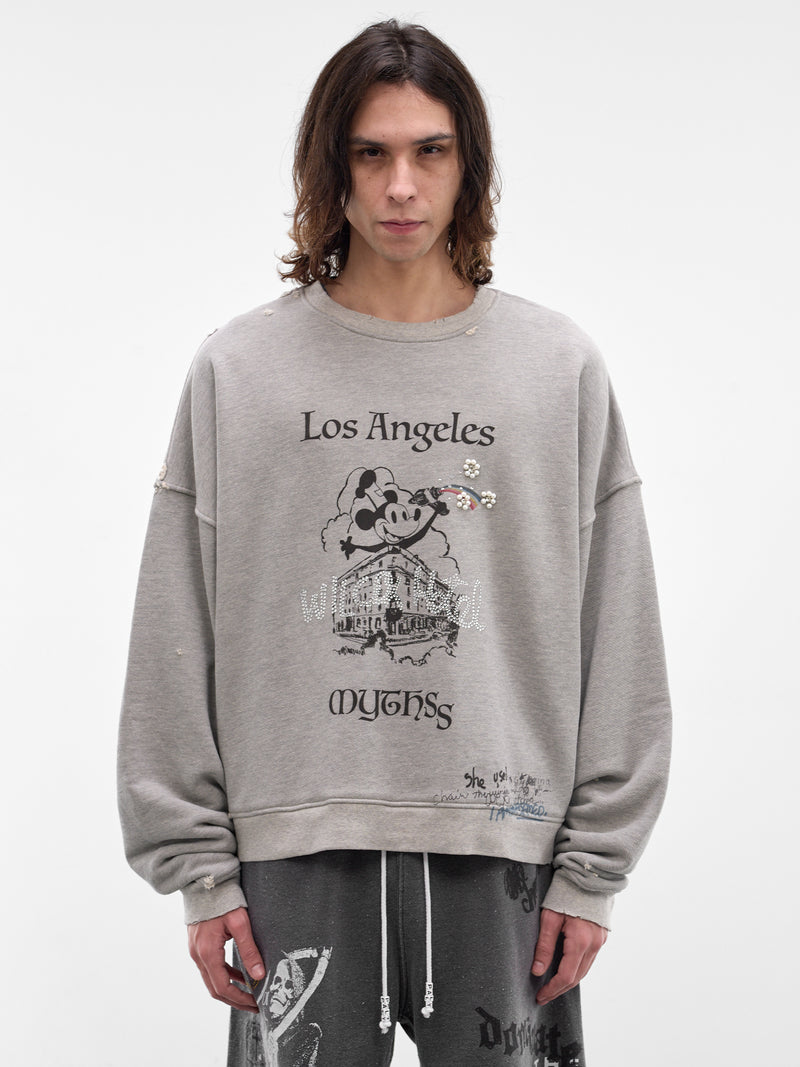 Gray Mythyss Cotton Crewneck Sweatshirt (4U010Q1010-GRAY)