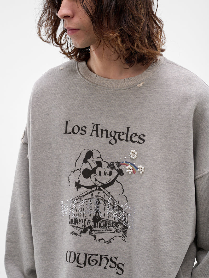 Gray Mythyss Cotton Crewneck Sweatshirt (4U010Q1010-GRAY)