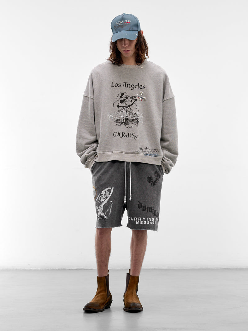 Gray Mythyss Cotton Crewneck Sweatshirt (4U010Q1010-GRAY)