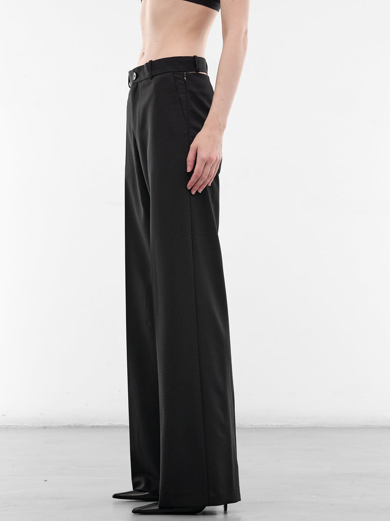 Black Wool Display Trousers (5011-1000-2-BLACK)