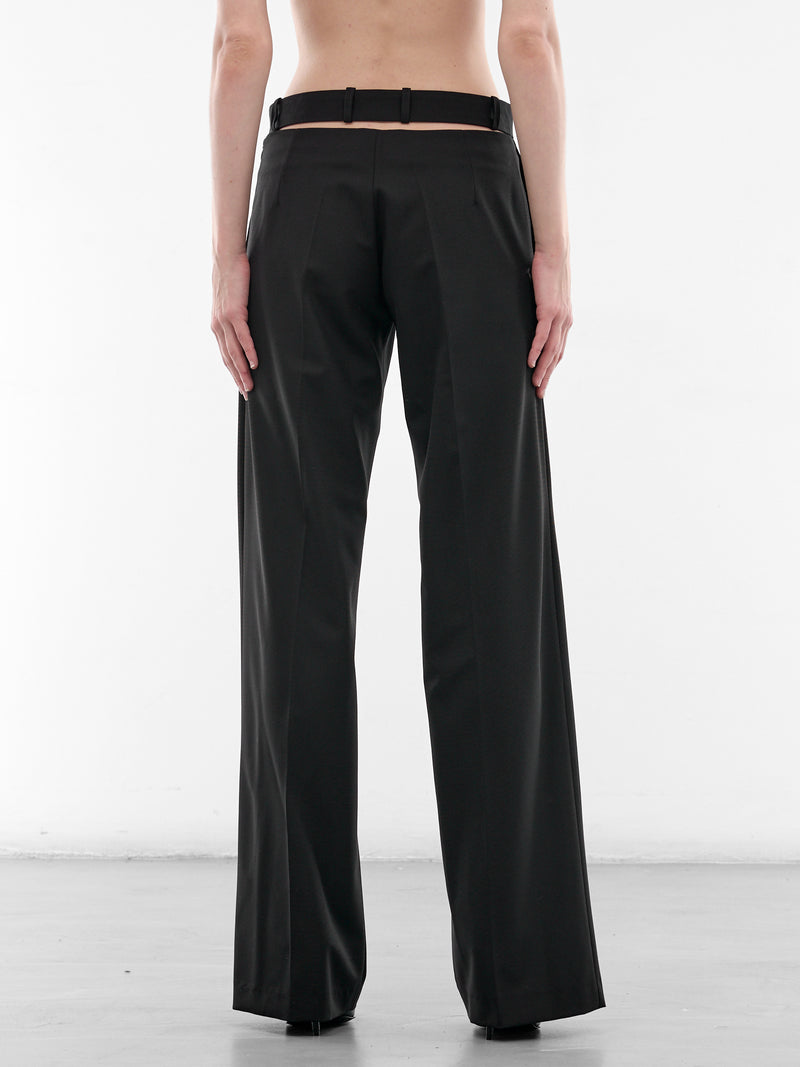 Black Wool Display Trousers (5011-1000-2-BLACK)