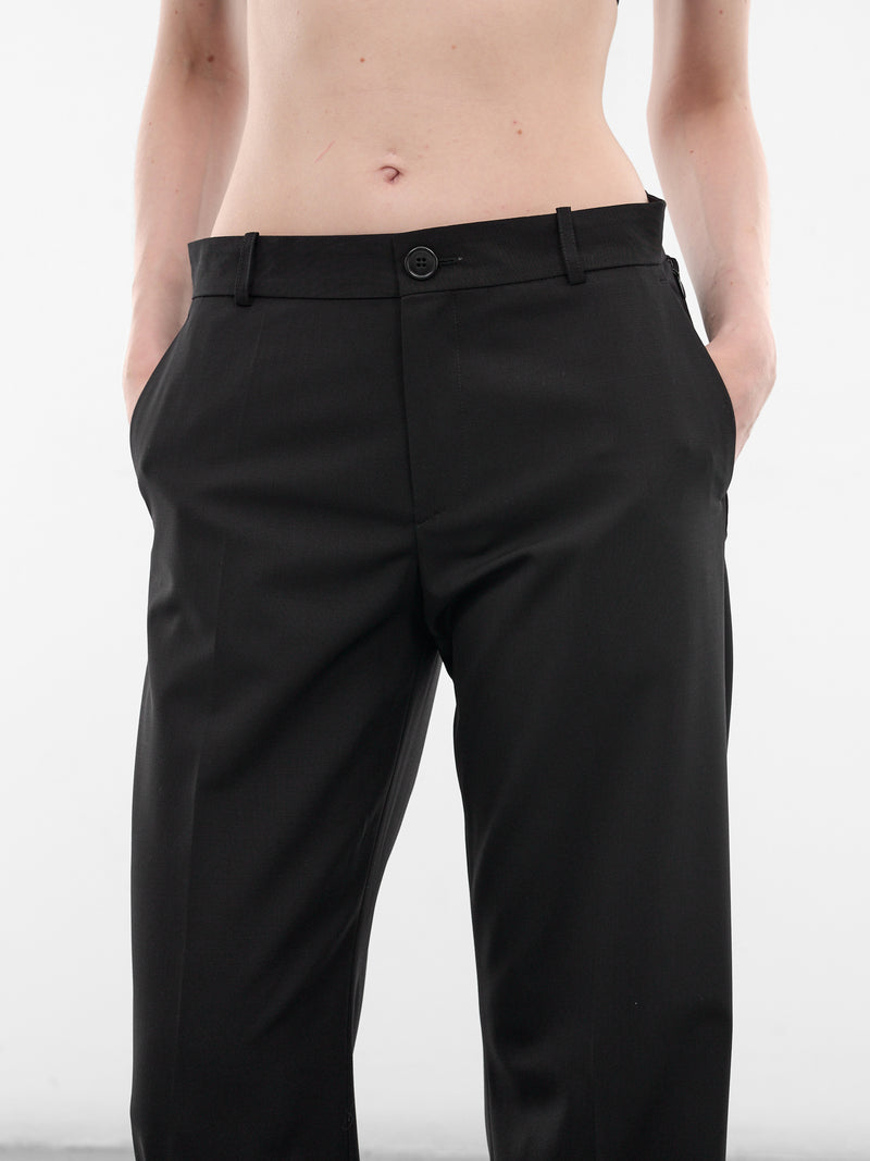 Black Wool Display Trousers (5011-1000-2-BLACK)