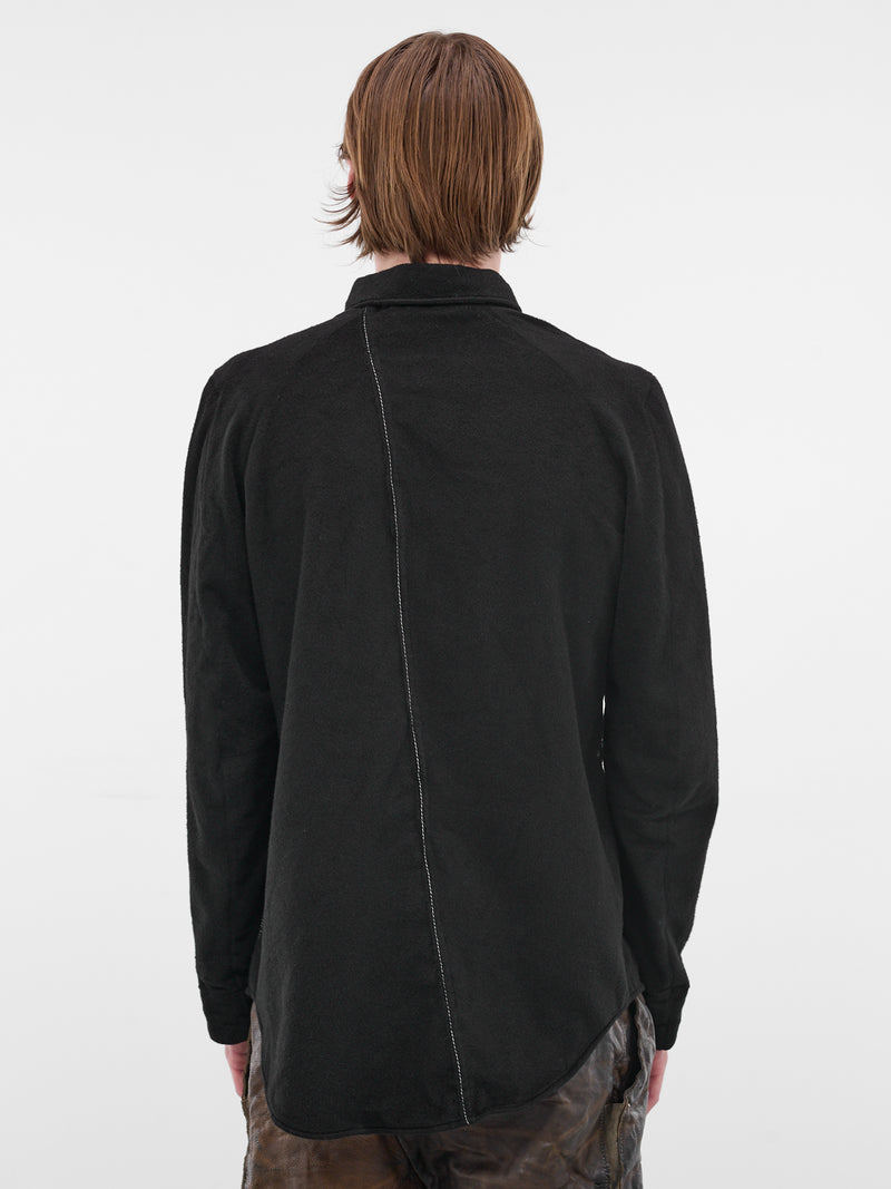 Black Beaver Cashmere Inside Shirt (5082-BLACK)
